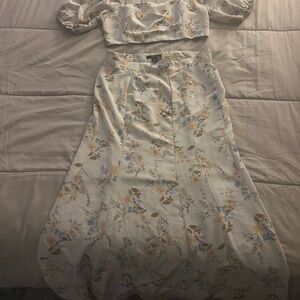 Forever 21 Floral Print Skirt